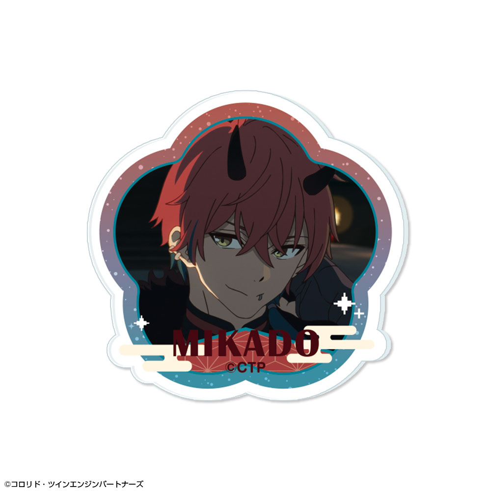 超かぐや姫！_アクリルバッジ デザイン12(帝アキラ)