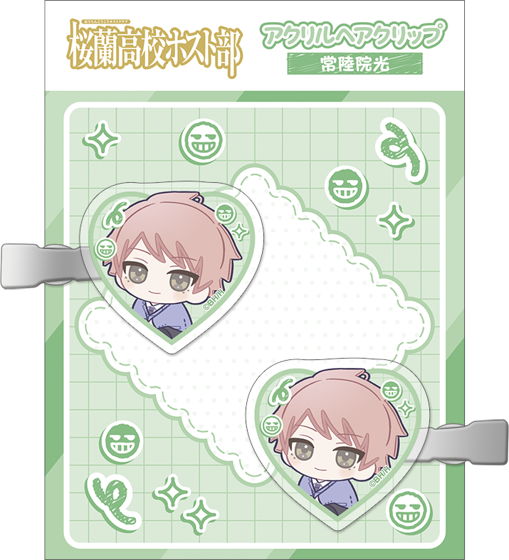 桜蘭高校ホスト部_アクリルヘアクリップ／常陸院 光 ぬいパル すきっぷ