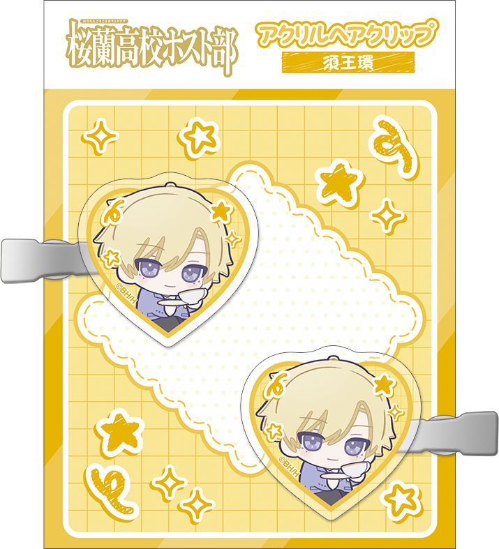桜蘭高校ホスト部_アクリルヘアクリップ／須王 環 ぬいパル すきっぷ