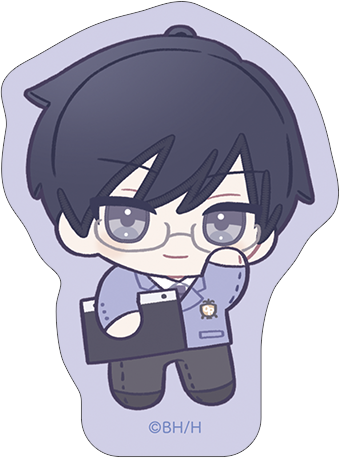 桜蘭高校ホスト部_ステッカー／鳳 鏡夜 ぬいパル すきっぷ