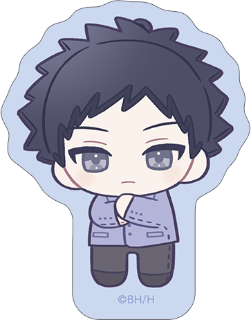 桜蘭高校ホスト部_ステッカー／銛之塚崇 ぬいパル すきっぷ