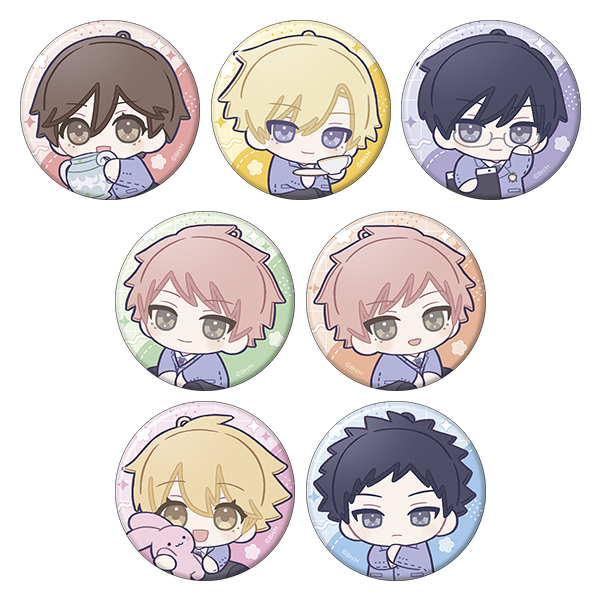 桜蘭高校ホスト部_ホロキャラバッジコレクション／ぬいパル すきっぷ　【BOX／7個入り】