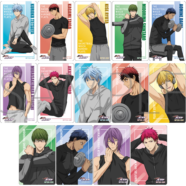 黒子のバスケ_クリアシートコレクション　【BOX／7パック入り】