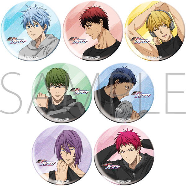 黒子のバスケ_ホログラムキャラバッジコレクション　【BOX／7個入り】