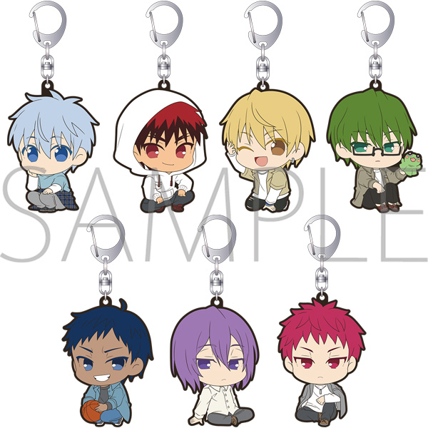 黒子のバスケ_ラバーキーホルダーコレクション　【BOX／7個入り】