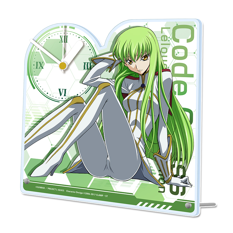コードギアス 反逆のルルーシュ_アクリル置時計【C.C.】