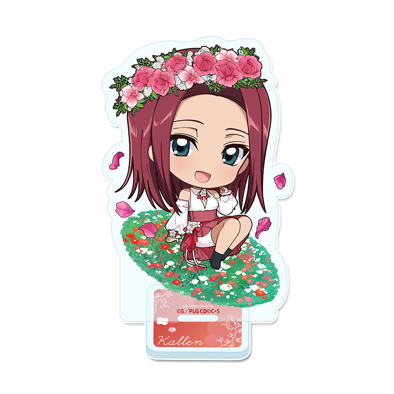 コードギアス 反逆のルルーシュ_ぷちちょこアクリルスタンド【カレン（B）】Flower Collection