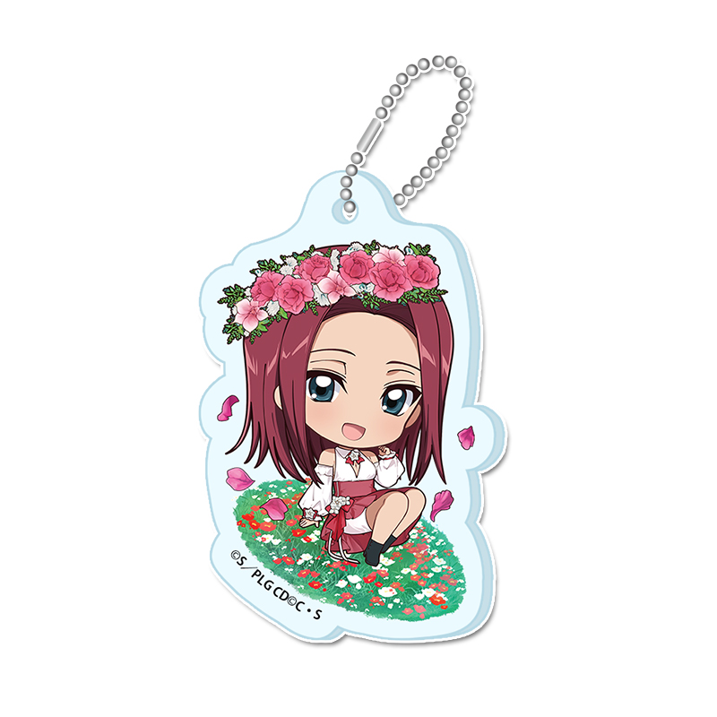 コードギアス 反逆のルルーシュ_ぷちちょこミニアクリルキーホルダー【カレン（B）】Flower Collection