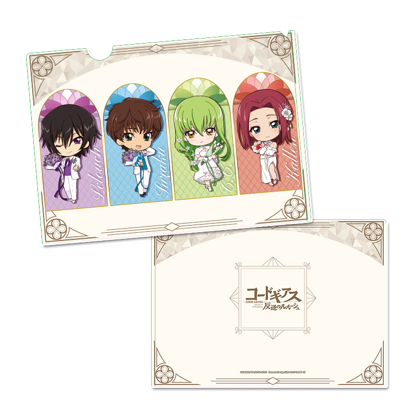 コードギアス 反逆のルルーシュ_ぷちちょこクリアファイル【A】Flower Collection