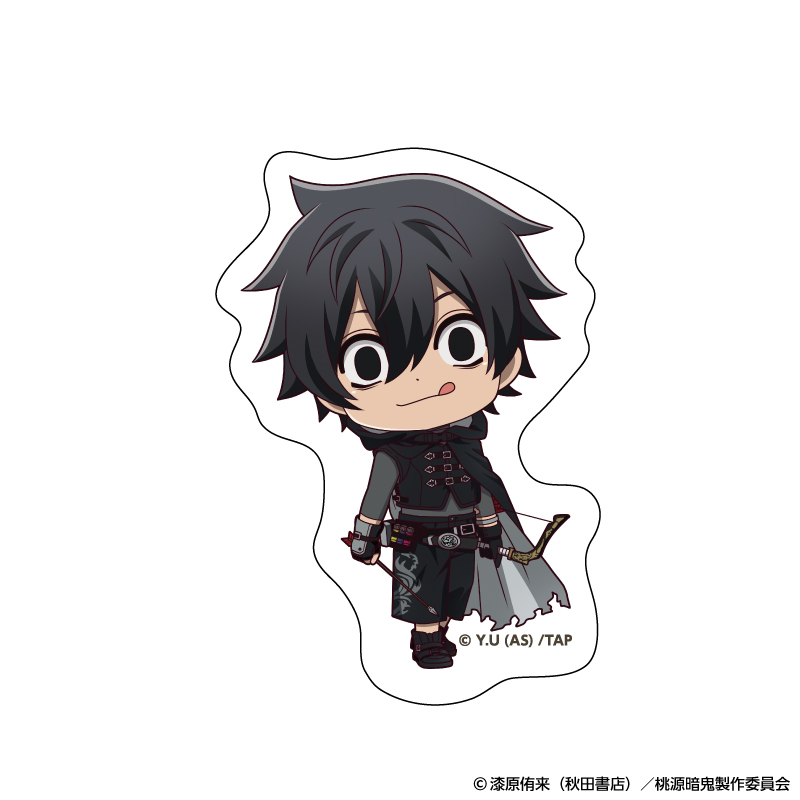 桃源暗鬼_ダイカットステッカー 人狼デフォルメ (淀川 真澄)