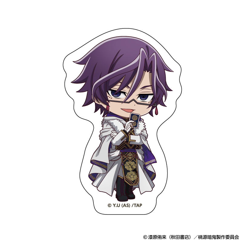 桃源暗鬼_ダイカットステッカー 人狼デフォルメ (桃華 月詠)