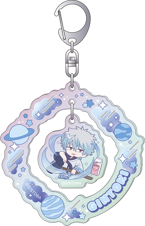 銀魂_アクリルキーホルダー／ぱすてるぽっぷ　坂田銀時