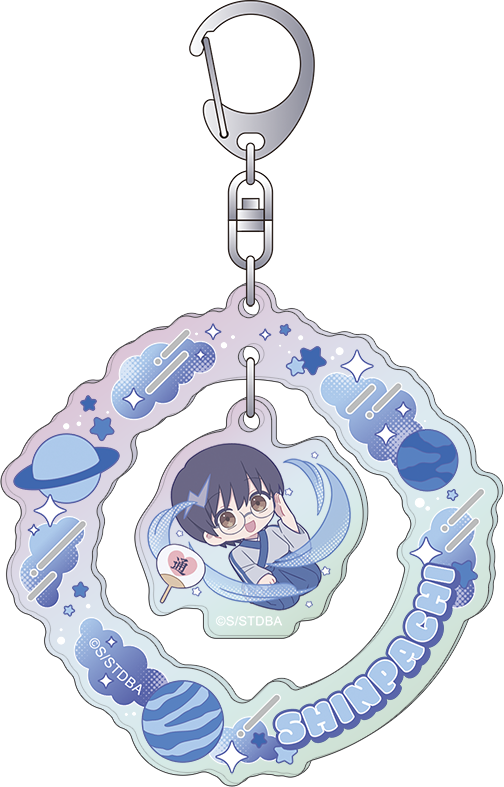 銀魂_アクリルキーホルダー／ぱすてるぽっぷ　志村新八