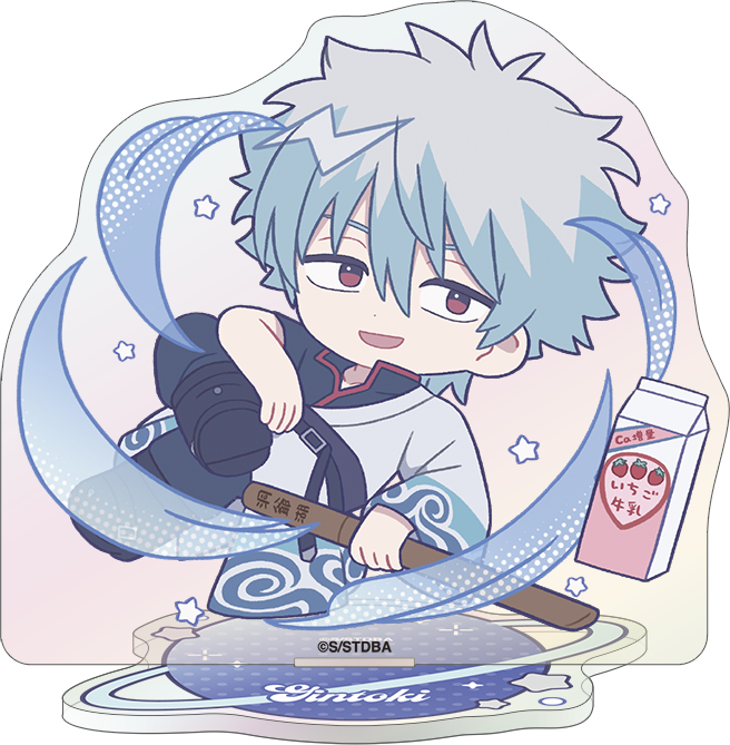 銀魂_ミニアクリルスタンド／ぱすてるぽっぷ　坂田銀時