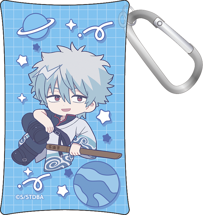 銀魂_カラビナ付きポーチ／ぱすてるぽっぷ　坂田銀時