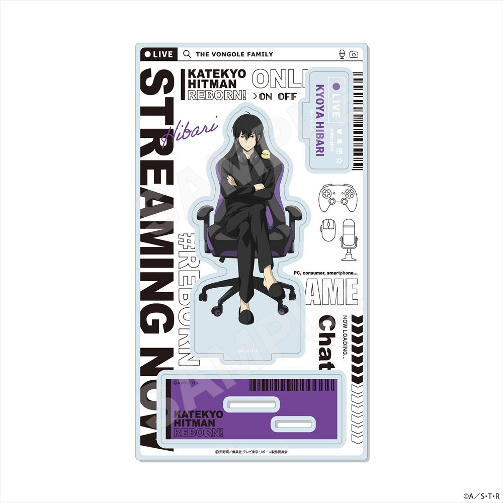 家庭教師ヒットマンREBORN!_ゲーム配信者風ver. ジオラマアクリル /04 雲雀恭弥