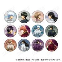 銀魂_缶バッジコレクション 和装×振り向きVer.【BOX／12個入り