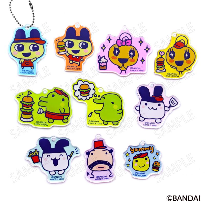 たまごっち_ウェルカムバーガー アクリルキーホルダー【BOX／10個入り