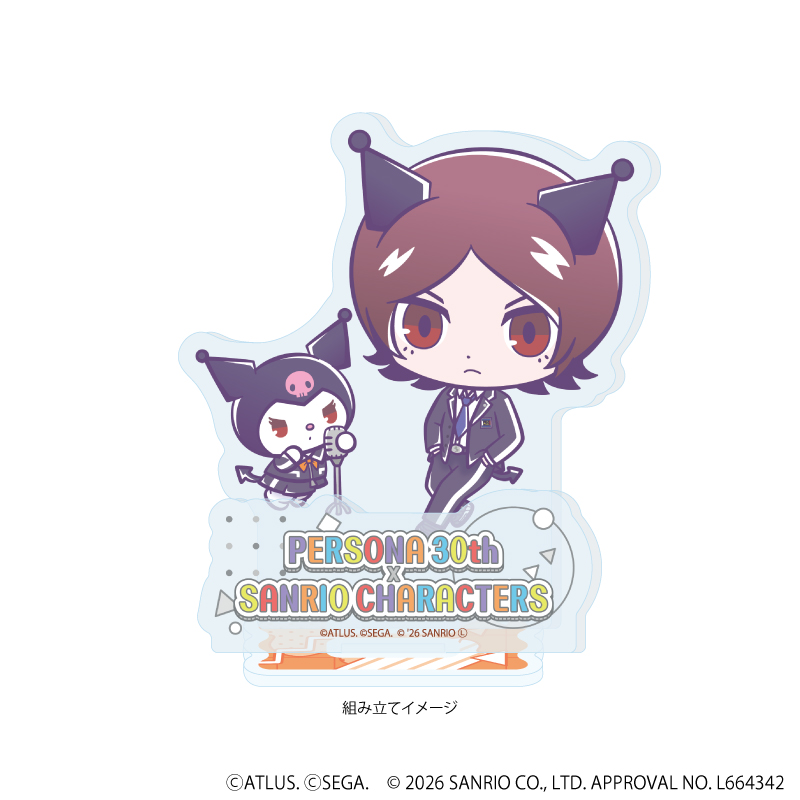 P30th×サンリオキャラクターズ_アクリルスタンドプレート02/P2罪主人公・クロミ(コラボイラスト)