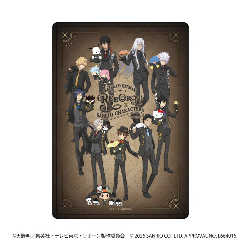 家庭教師ヒットマンREBORN!×SANRIO CHARACTERS_キャラクリアケース10/集合デザイン(コラボイラスト)