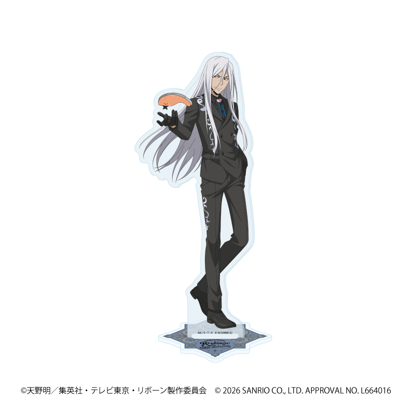 家庭教師ヒットマンREBORN!×SANRIO CHARACTERS_ホログラムアクリルスタンド07/スクアーロ×KIRIMIちゃん.