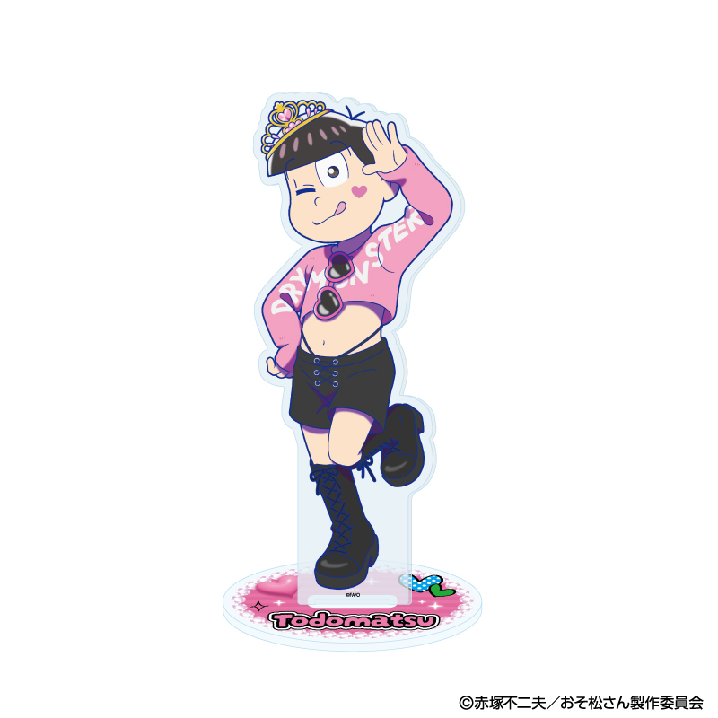 おそ松さん_アクリルスタンド12/トド松 ギャル男ver.(描き下ろしイラスト)