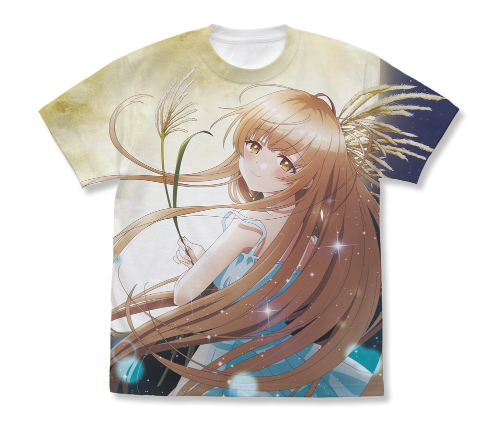 お隣の天使様にいつの間にか駄目人間にされていた件_XLサイズ_椎名真昼 フルグラフィックTシャツ 十五夜Ver./WHITE