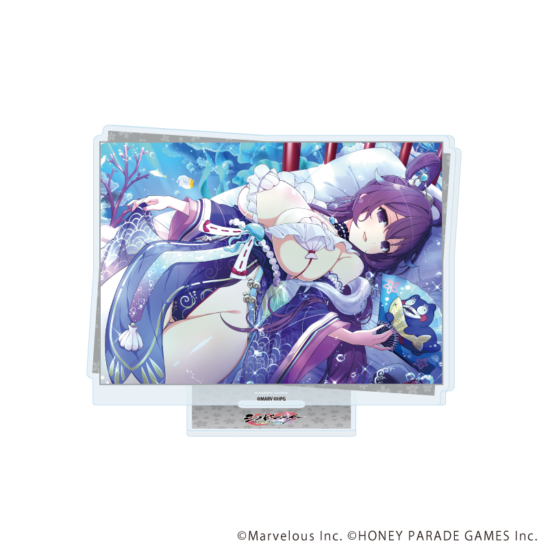 シノビマスター 閃乱カグラ NEW LINK_アクリルスタンド144/紫(公式イラスト)