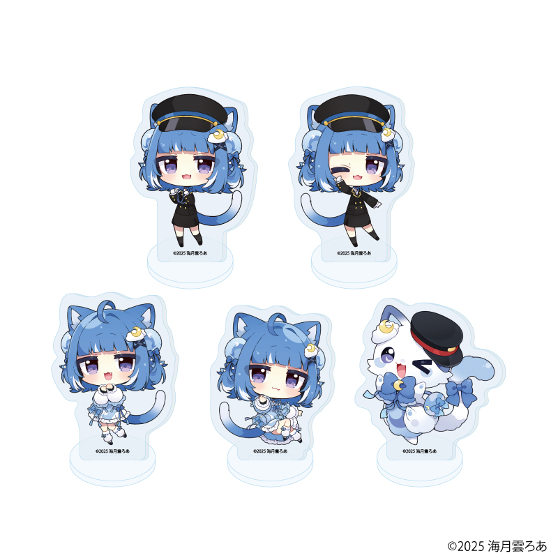 海月雲ろあ_アクリルぷちスタンド01/コンプリートセット(全5種)(描き下ろしイラスト)【コンプリートセット/5個入り】