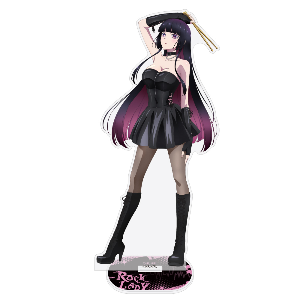 ロックは淑女の嗜みでして_描き下ろし 黒鉄音羽 アクリルスタンド(大) ボンテージコスチュームVer.