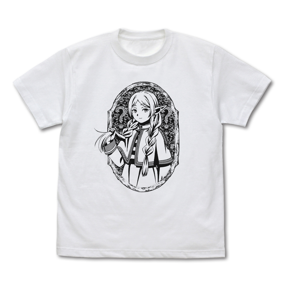 葬送のフリーレン_Lサイズ_三つ編みのフリーレン Tシャツ/WHITE