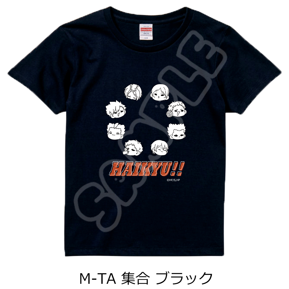 ハイキュー!!_Mサイズ_第9弾 Tシャツ M-TA 集合 ブラック