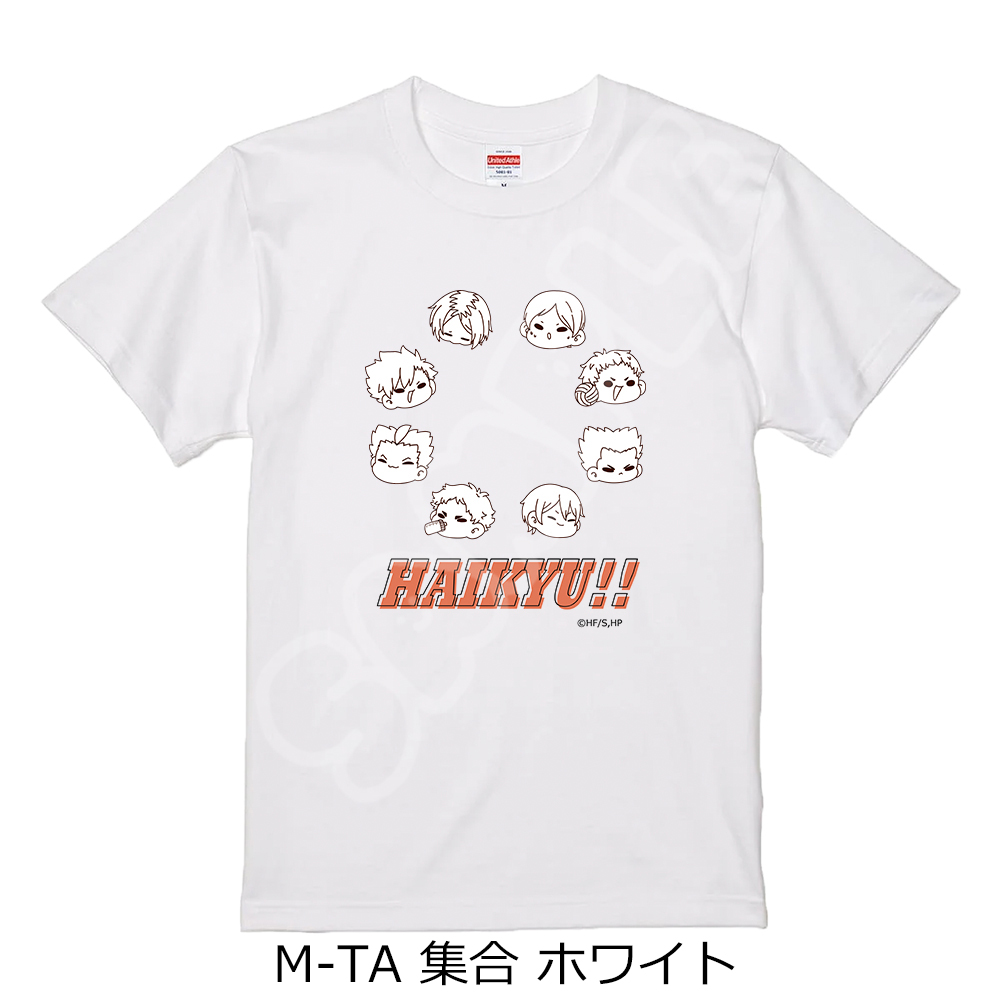 ハイキュー!!_Sサイズ_第9弾 Tシャツ M-TA 集合 ホワイト