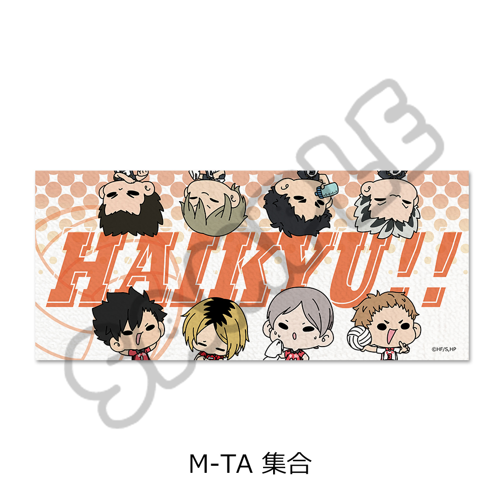 ハイキュー!!_第9弾 フェイスタオル(mochocho) M-TA 集合