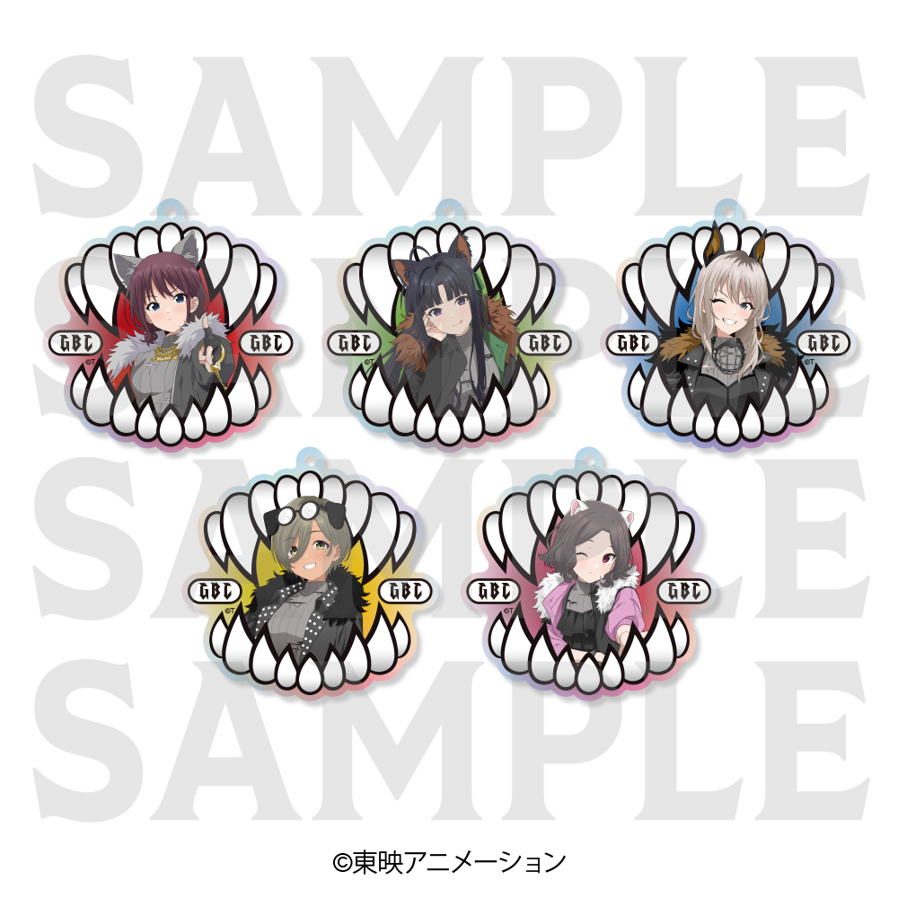 ガールズバンドクライ_トレーディングホロアクリルキーホルダー -DOG Dress- (全5種)　【BOX／5個入り】