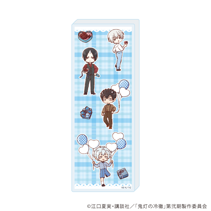 鬼灯の冷徹_ミニアクリルブロック01/集合デザイン1 ホワイトデーver.(グラフアートイラスト)