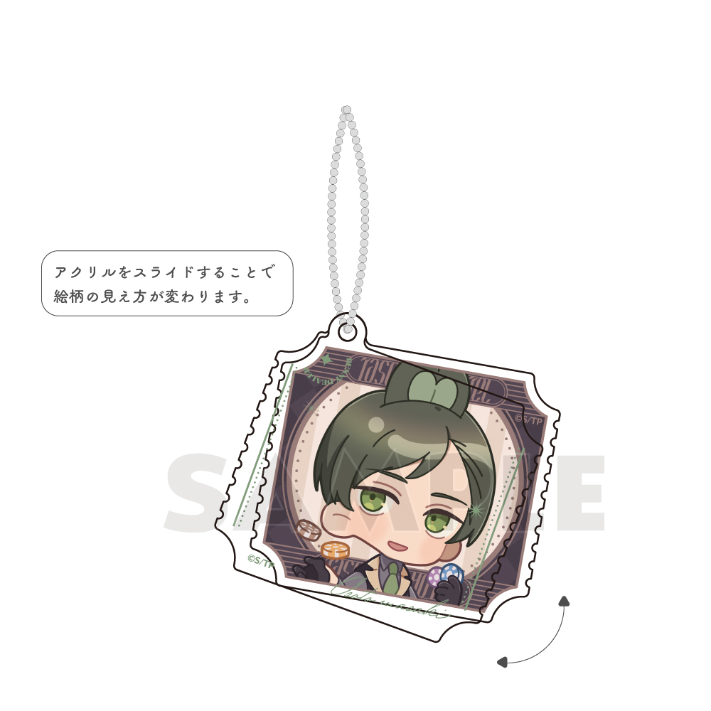 誰ソ彼ホテル_額縁風アクリルキーホルダー(大外聖生/バニーディーラー)