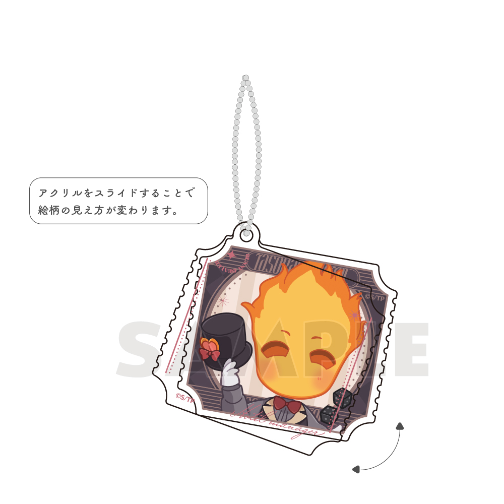 誰ソ彼ホテル_額縁風アクリルキーホルダー(支配人/バニーディーラー)