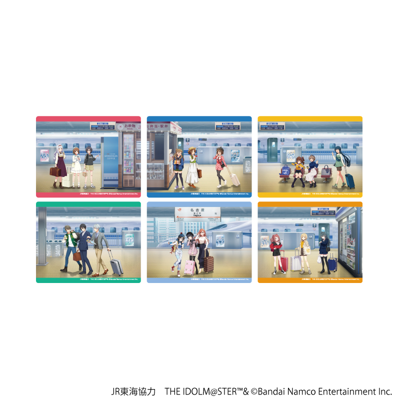JR東海×アイドルマスターシリーズ TR@VEL MEDLEY!!!!!!_アクリルカード07/コンプリートセット(全6種)【コンプリートセット/6個入り】