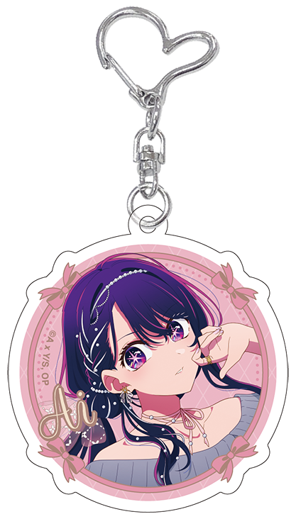 【推しの子】_ホログラムアクリルキーホルダー／Balletcore style　アイ