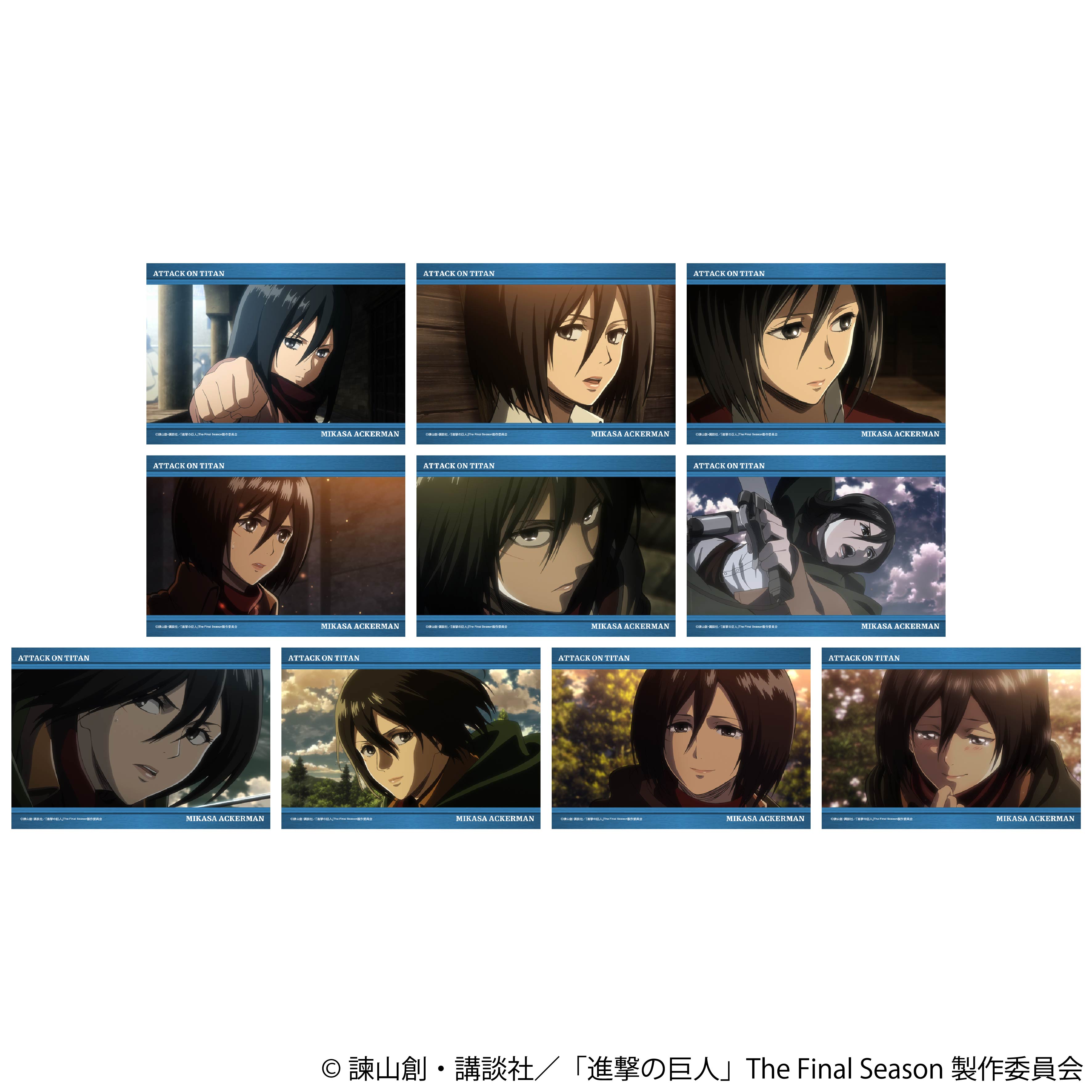 進撃の巨人_ブロマイドコレクション／ミカサ　【BOX／5パック入り】