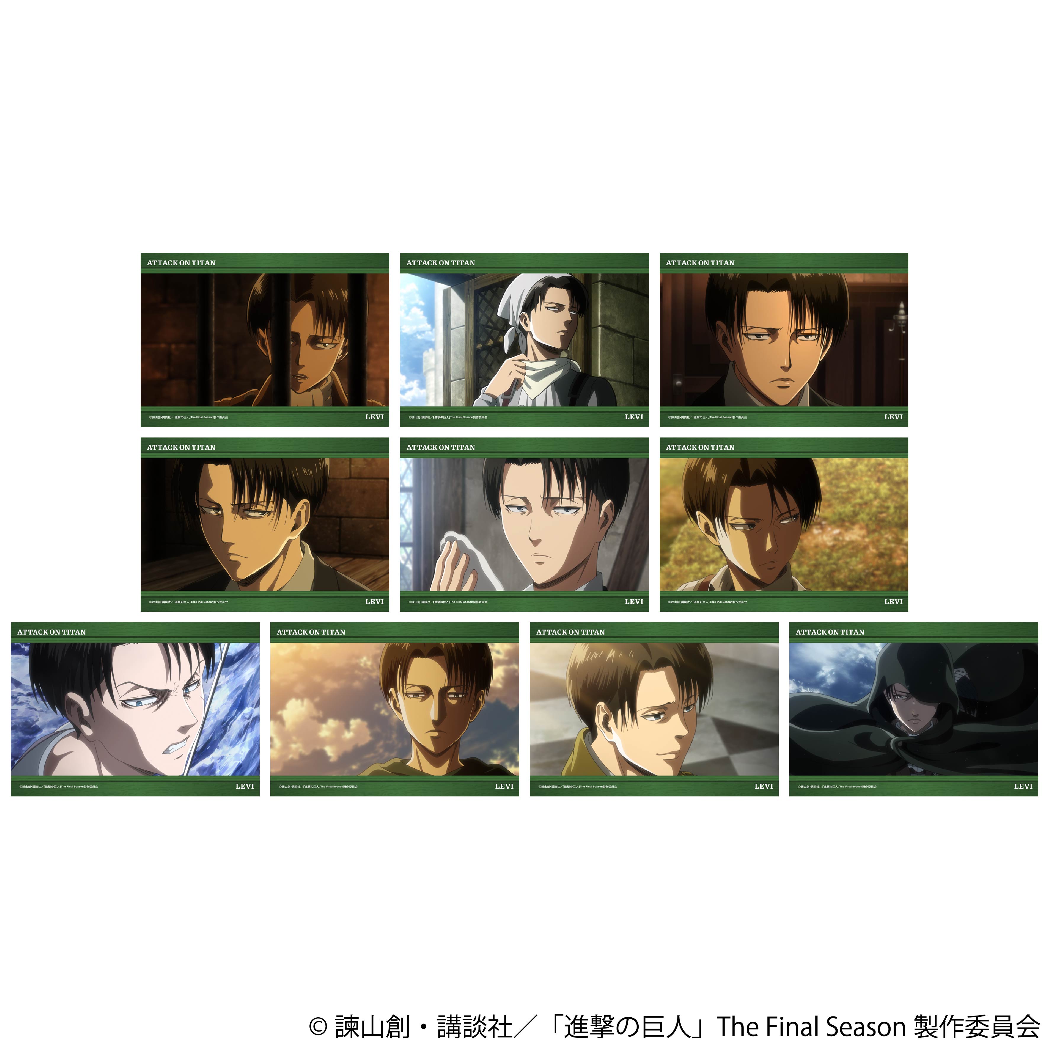 進撃の巨人_ブロマイドコレクション／リヴァイ　【BOX／5パック入り】