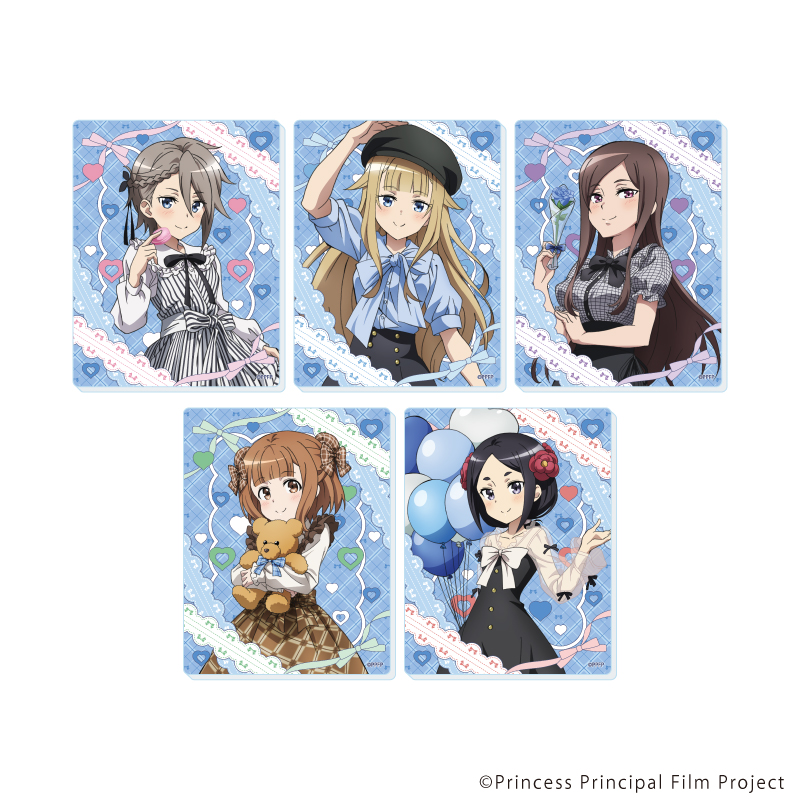 劇場版第4章 プリンセス・プリンシパル Crown Handler_アクリルカード02/コンプリートセット(全5種)(描き下ろしイラスト)【コンプリートセット/5個入り】