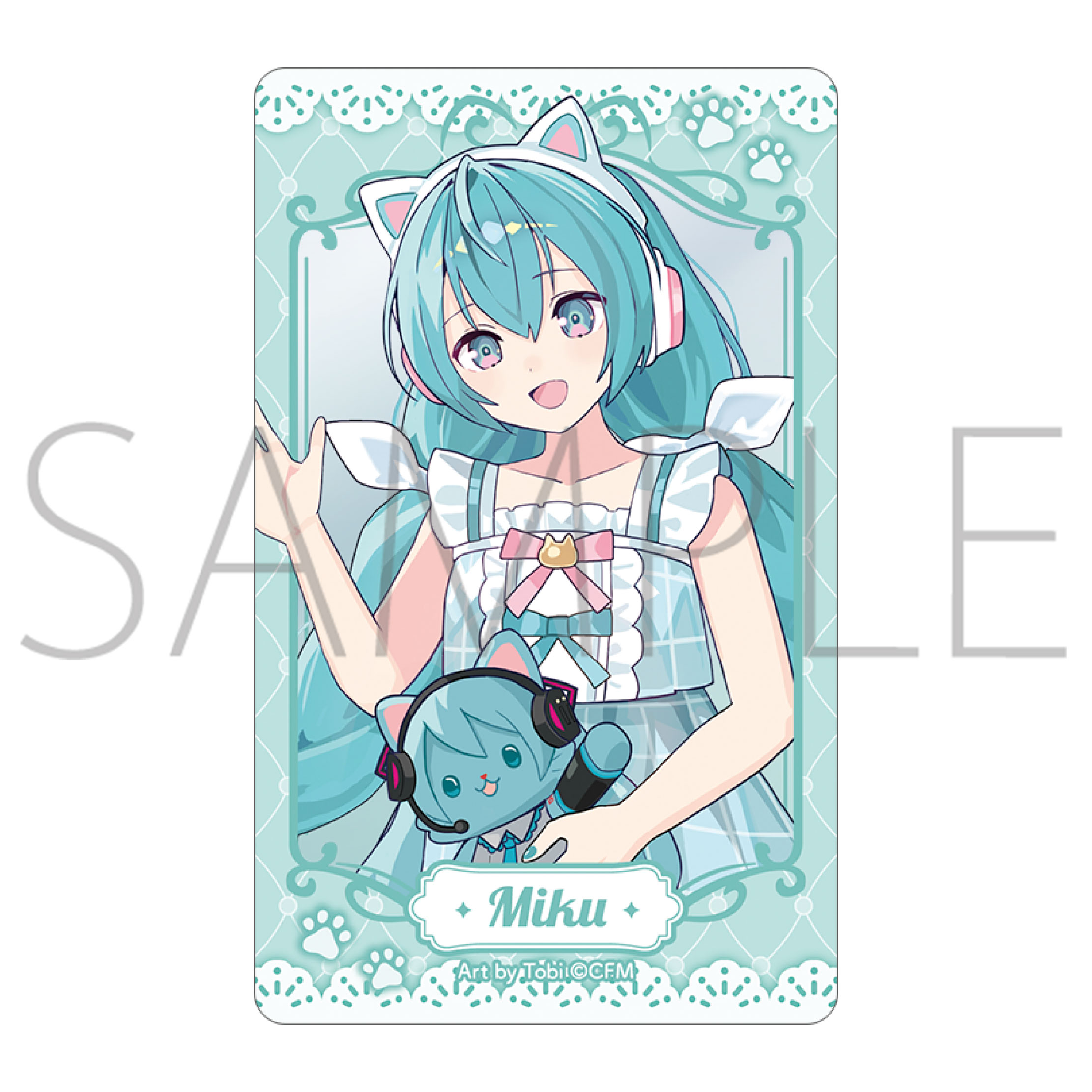 初音ミクシリーズ_withCATクリアシートコレクション　【BOX／6パック入り】