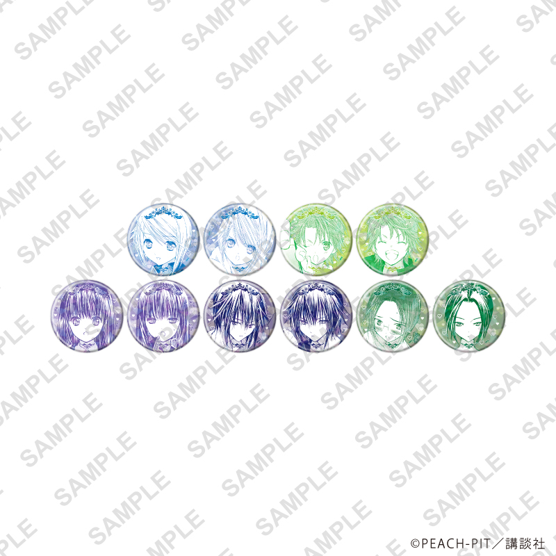 しゅごキャラ！_(57mm)_ホログラム缶バッジ11/コンプリートセット(全10種)(公式イラスト)【コンプリートセット／10個入り】