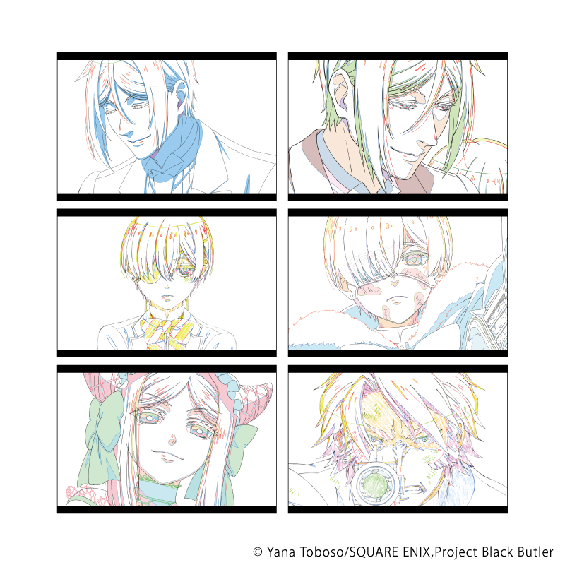 黒執事 -緑の魔女編-_ポストカード6枚セット01/緑の魔女編セット(原画イラスト)