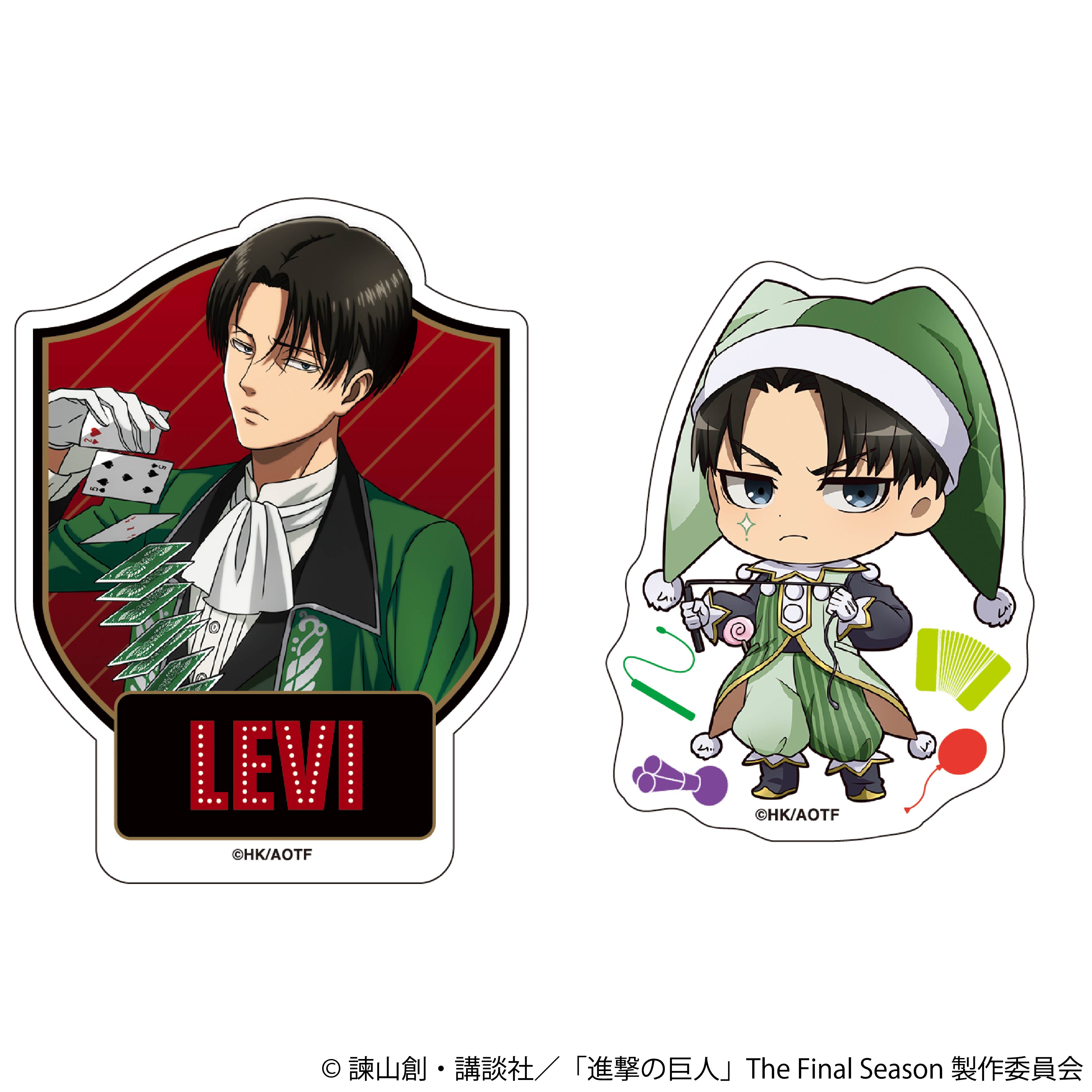 進撃の巨人_ステッカーセット／リヴァイ