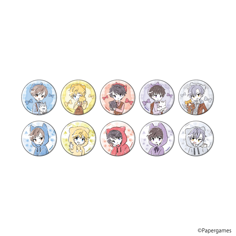 恋とプロデューサー～EVOL×LOVE～_缶バッジ24/コンプリートセット(全10種)(グラフアートイラスト)【コンプリートセット/10個入り】