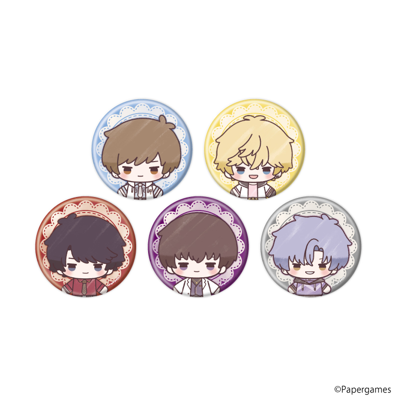 恋とプロデューサー～EVOL×LOVE～_缶バッジ25/コンプリートセット(全5種)(グラフアートイラスト)【コンプリートセット/5個入り】