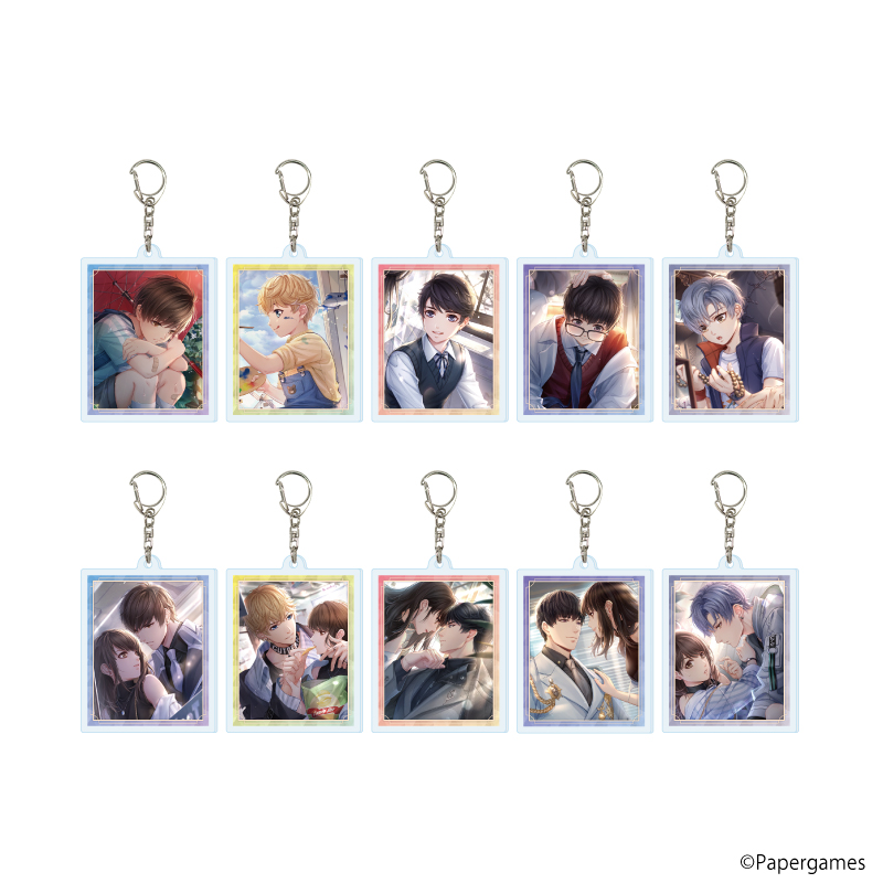 恋とプロデューサー～EVOL×LOVE～_アクリルキーホルダー09/コンプリートセット(全10種)(公式イラスト)【コンプリートセット/10個入り】